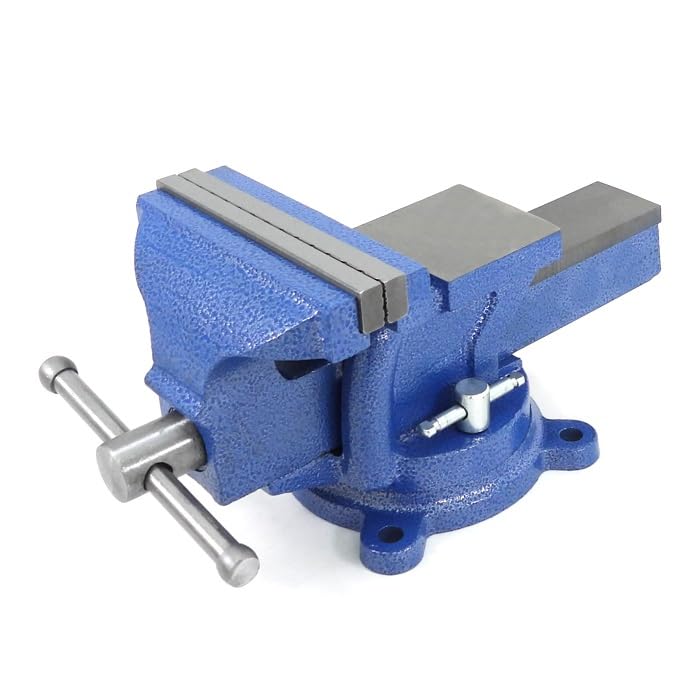 Amazon.co.jp: HELIOS 万力 回転式 リードバイス 125mm バイス台 DIY