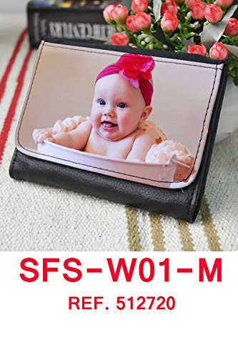 SFS Blank DYE Sublimation Heat Transfer Medium Wallet Faux Leather Purse 512720