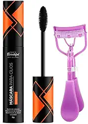 Kit Cílios Curvados Mascara de Cílios+Curvex Lovely Curva Face Beautiful