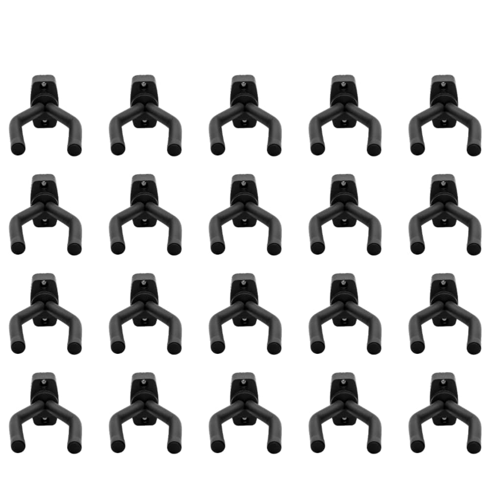 Fiorky 20Set Guitar Wall Mount Hanger, Holder For Acoustic & Electric Guitars, Bass, Mandolin, Ukulele