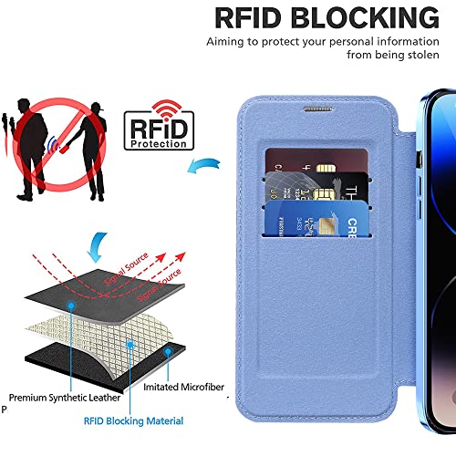 Étui portefeuille en cuir iPhone 14 Pro de qualité supérieure - 3