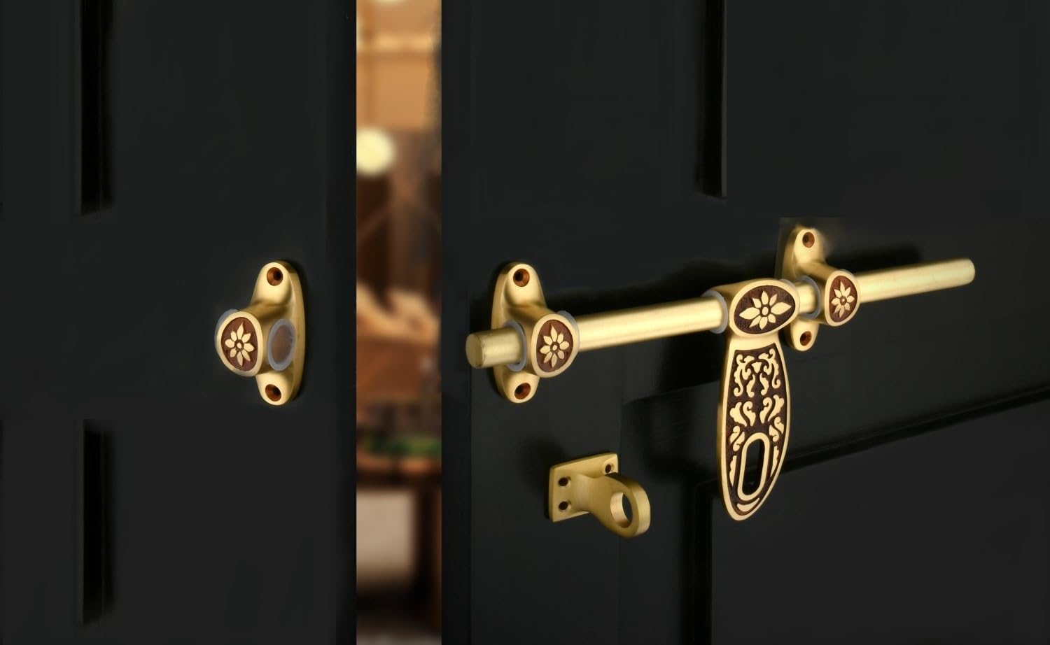 Chitra Legend Series Brass Heavy Aldrop for Single and Double Door for Home/Office Door Pack of 1 (Coffee Red, 8 Inch) (B0D3QHTL8P) Amazon Price History, Amazon Price Tracker