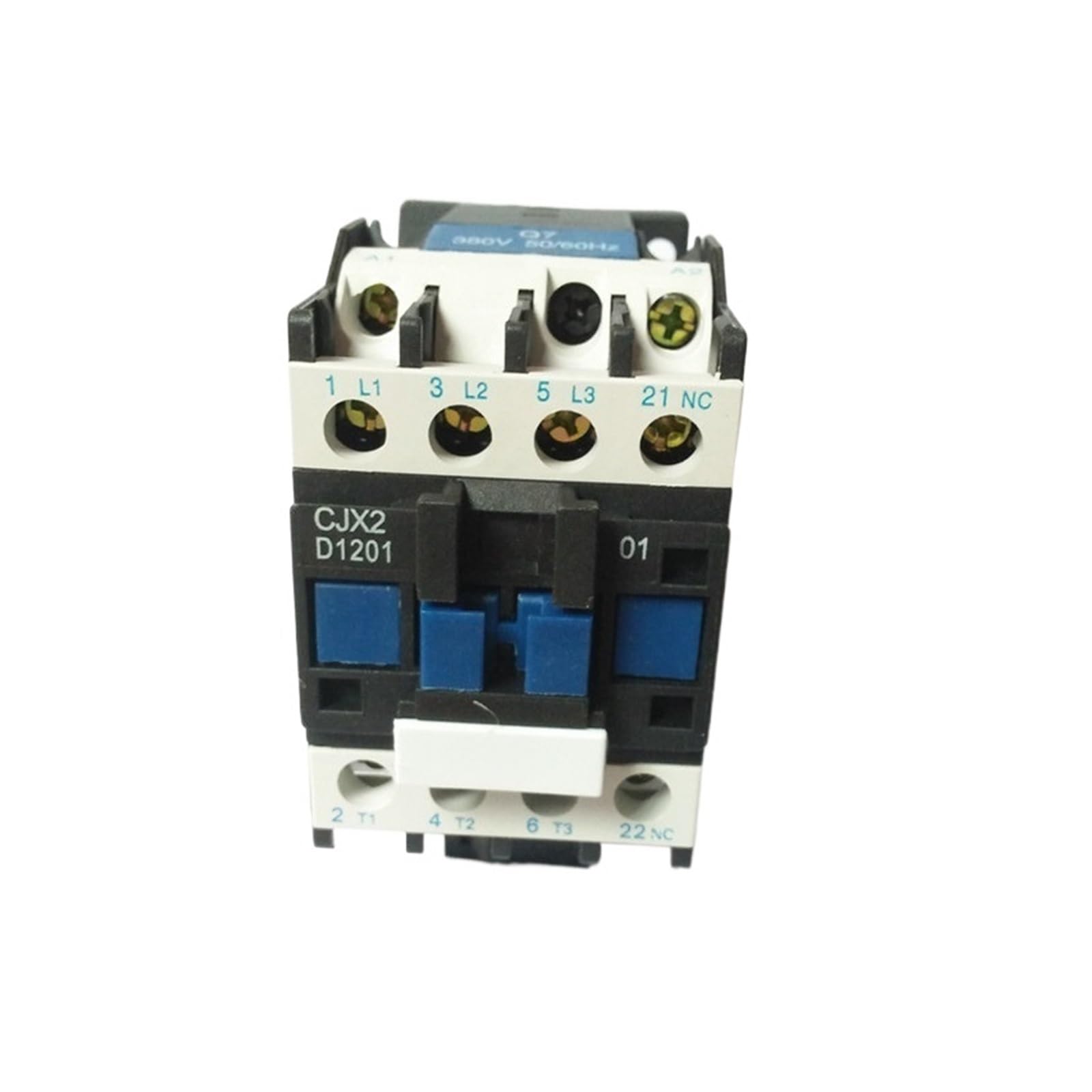 Contactor de CA 3P 20A 660V bobina 380V interruptor de motor trifásico CJX2-1201 5