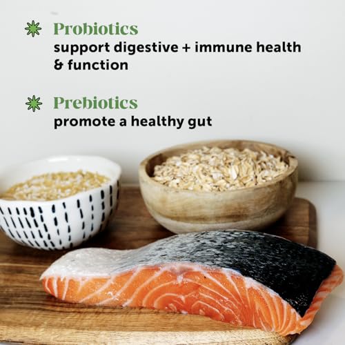 Image of Cat Probiotics Crunchy Creamy Chews for Digestive Health - Cat Constipation + Occasional Diarrhea Relief - Daily Probiotics for Cats with Prebiotics Fiber Gut Flora Sensitive Stomach (90-Day Supply)