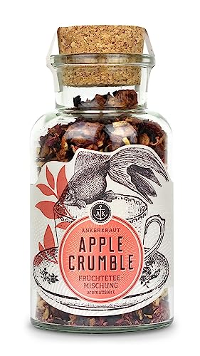 Ankerkraut Apple Crumble Früchtetee 95g im Korkenglas