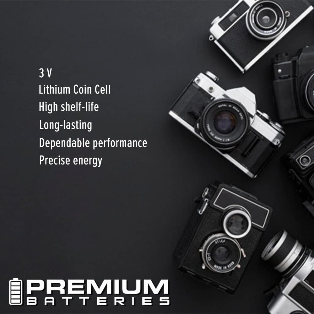 プレミアム CR3032 バッテリー リチウム 3V コイン電池 - 日本製の大容量バッテリー(6個パック)