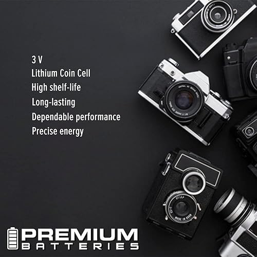 Miniatura 8 de Premium Batteries Batería CR1632 de litio de 3 V, caja fuerte para niños (paquete de 6)