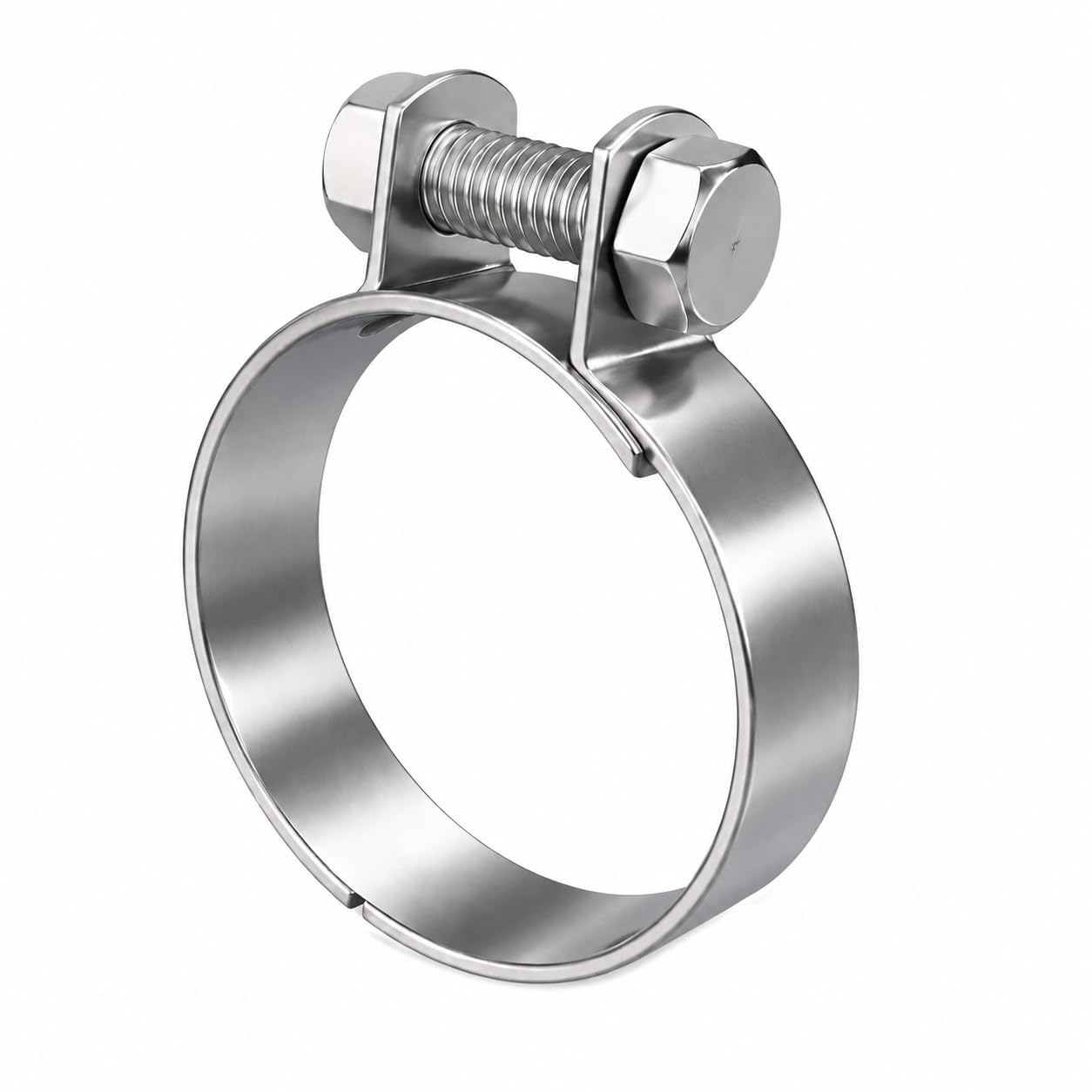 1 Inch Stainless Steel T-Bolt Hose Clamp | Heavy Duty SS 304 Hose Pipe Clamp | Adjustable Leak-Proof Turbo, Silicone, PVC, Water, Air & Fuel Hose Clamp | Rust Resistant Industrial Pipe Fastener-image-47