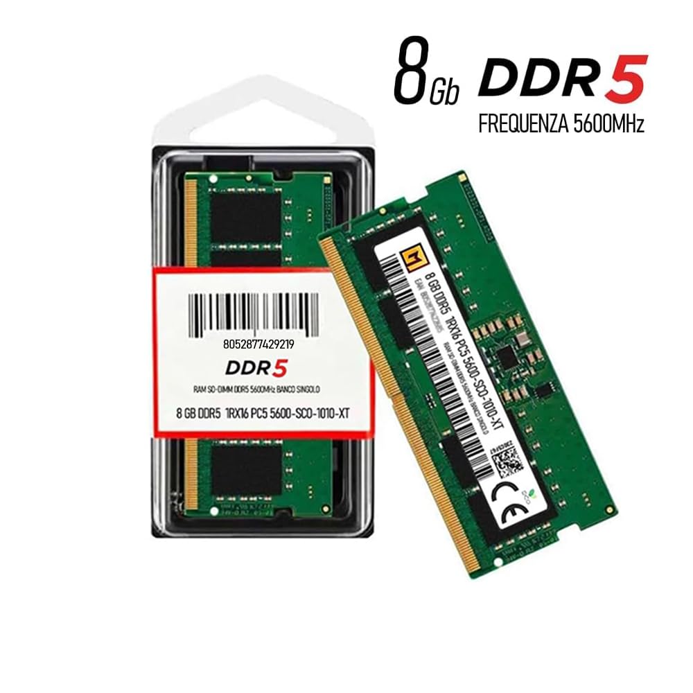 MG Memoria RAM SO-DIMM DDR5 8GB 5600MHz