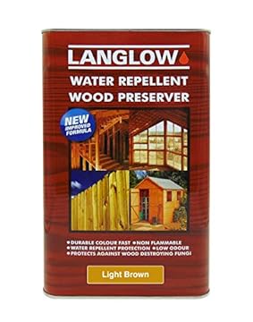 Palace Langlow Wood Preserver 5L, Light Brown