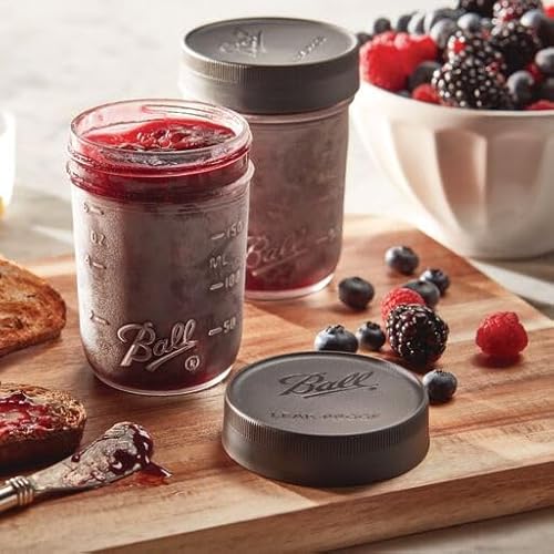 Ball Mason Jar Leak-Proof Lids, Regular Mouth, 6-Count