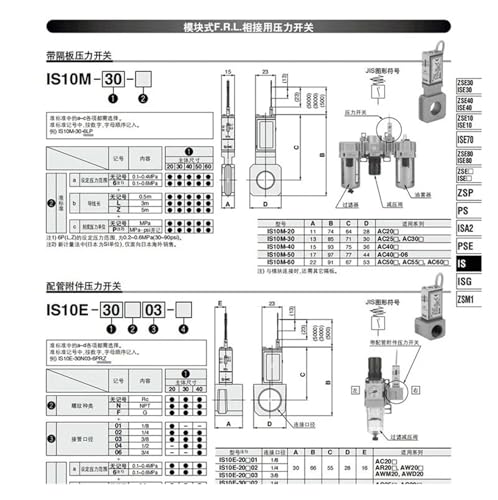 Pressostat 3C-IS10-01 pour éviter les baisses de pression - 3
