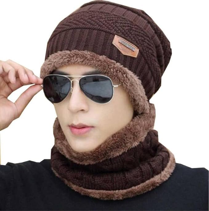 treadwell Self Design Men & Women Muffler, (Brown-12)-picture-11
