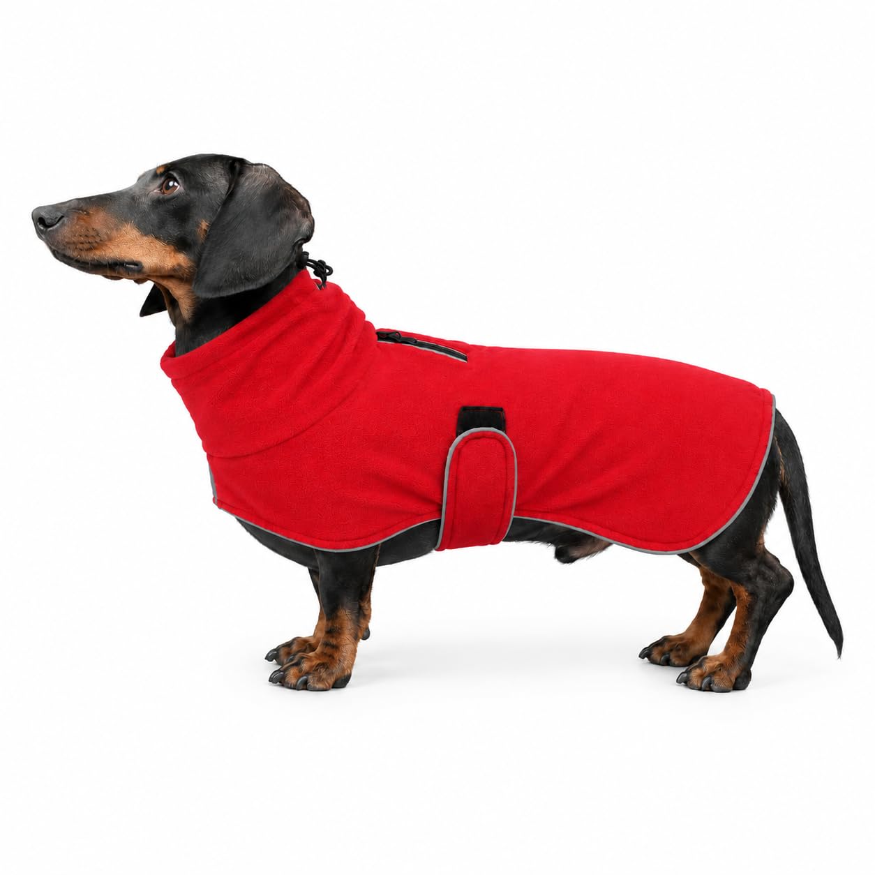 Morezi Cozy Dog Fleece Jumper, Dachshund Coat, Small Dog Jacket for Winter