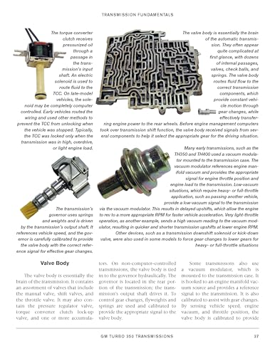 GM Turbo 350 Transmissions: How to Rebuild and Modify