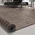 Peel and Stick Carpet Roll - 15.7"x118" Thick Self Adhesive Silent Carpet Floor Tiles for Indoor Anti-Slip Flooring, Bedroom, Kitchen, Stairs, Living Room, Office Cat Scratch Protector (Brown Stripe)