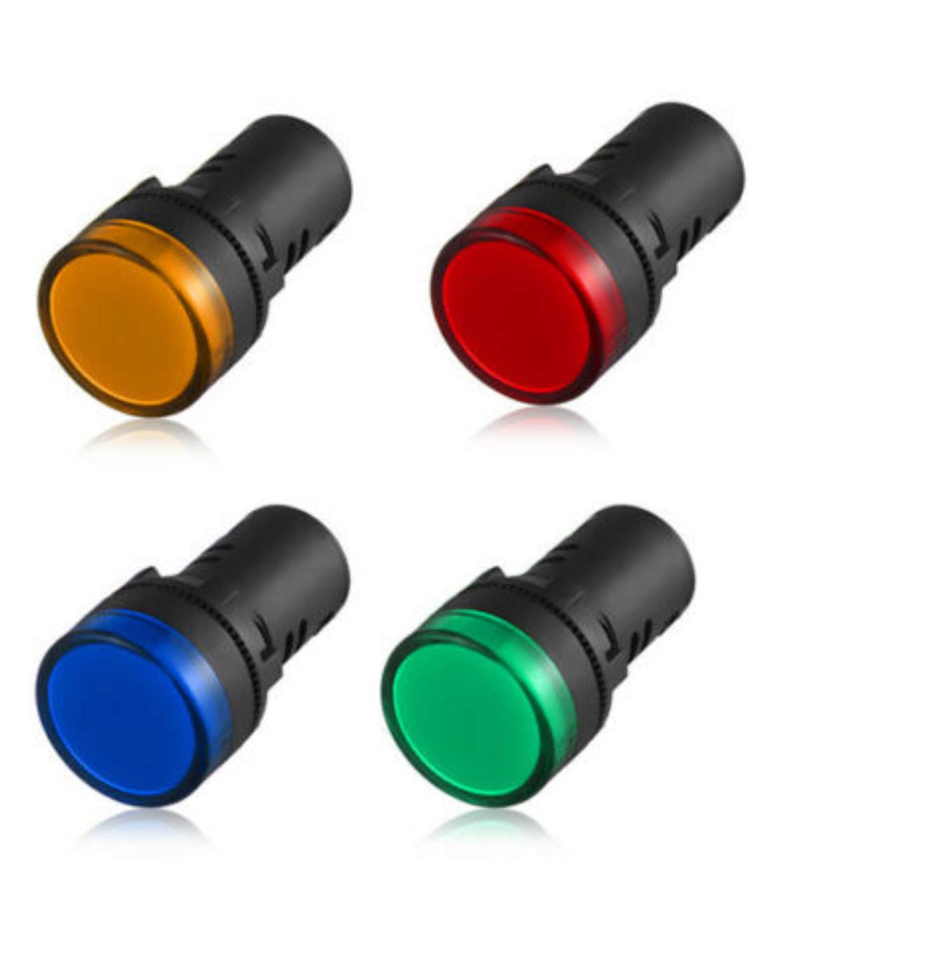 Royal ApexLED Pilot Panel Indicator Lamp | LED Voltage Indication Panel Light | Warning Light (RED+GREEN+BLUE+YELLOW)