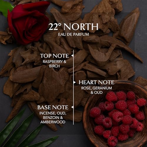 Image of Embarouge 22 North EDP Luxury Perfume for Man | Crafted In Dubai | Woody Oud Perfume | Middle Eastern Mens Fragrance| Long Lasting Smell -100ml