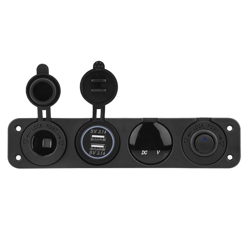 USB Tipo C Presa Accendisigari per Auto Splitter 12V 24V Caricatore Veloce Adatt