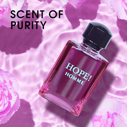 Image of AFLUXE Hope EDT Men's Cologne, Fruity Floral Elegant | Elegant classic cologne for men with fruity floral notes. Eau de toilette natural spray all skin types. Casual & formal wear.
