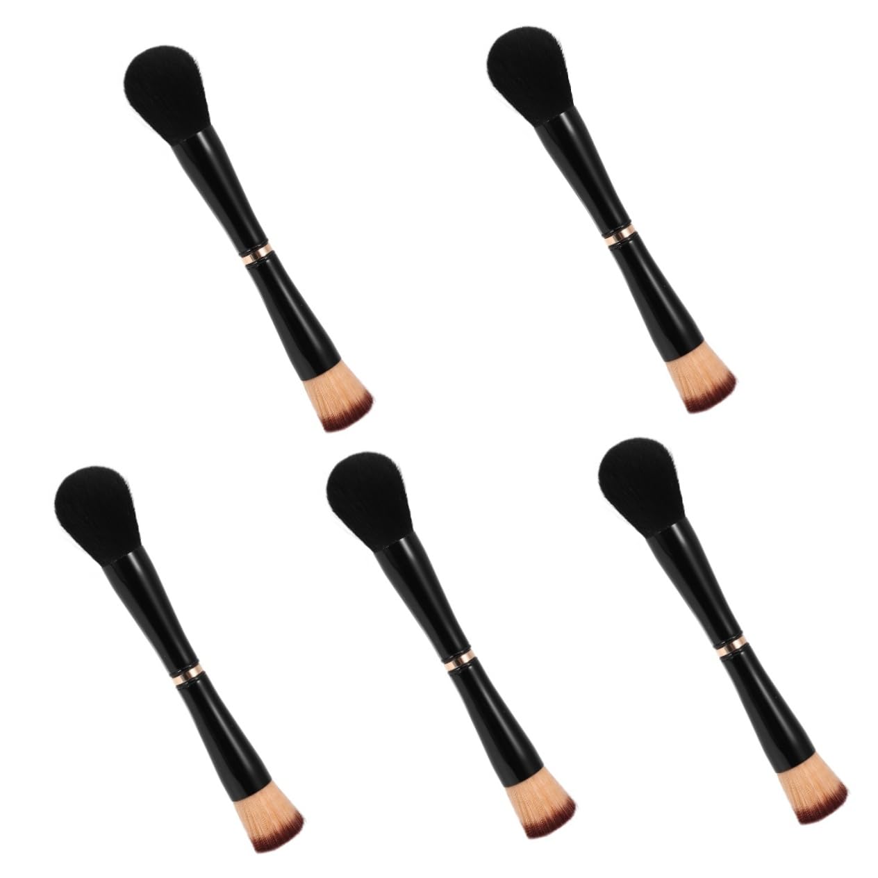 FOMIYES 5st Pinsel Pulver-stiftung Rougepinsel -grundierungspinsel Loser Puderpinsel Concealer Pinsel Kosmetik-grundierungspinsel Wellpappe Aus Seiden-nylon-wolle