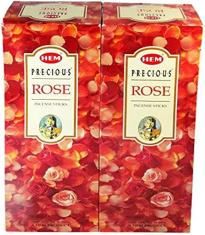Hem Precious Rose Agarbatti Pack of 12 Incense Sticks Boxes
