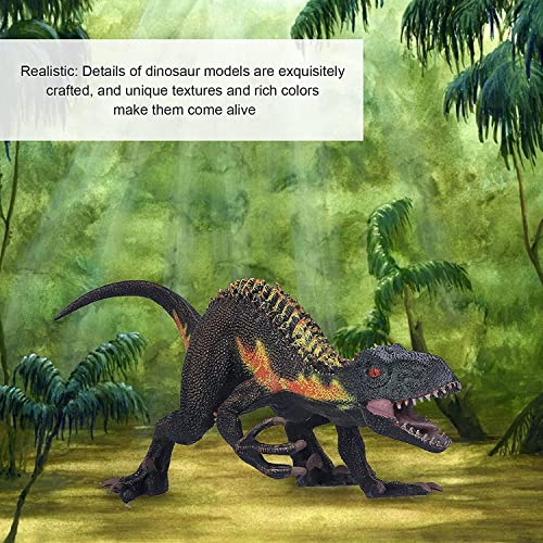 Image of Realistic T Rex Dinosaur Animal Figure for Kids Real Textured Dinosaurs Toy (Raptors Velociraptor (12F))