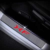 Protecteurs De Seuil De Porte Voiture Peugeot – Autocollant Fibre Carbone, Anti-rayures, 4 Pièces