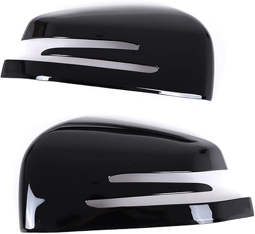 Miniatura 4 de PIUGILH Cubierta de espejo retrovisor negro ABS, protector de espejo lateral, decoración exterior para Mercedes Benz Clase G GL GLE GLS ML W461 X166