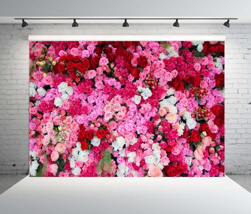 Fondo Fotográfico Floral BELECO 7x5FT Rosa miniatura 3