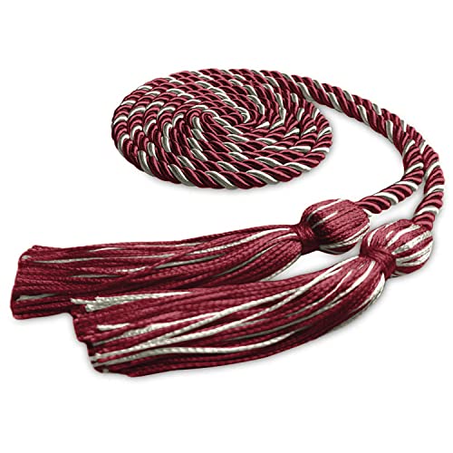 Image of Endea Graduation Single Honor Cord Two-Color (Cardinal /Silver)