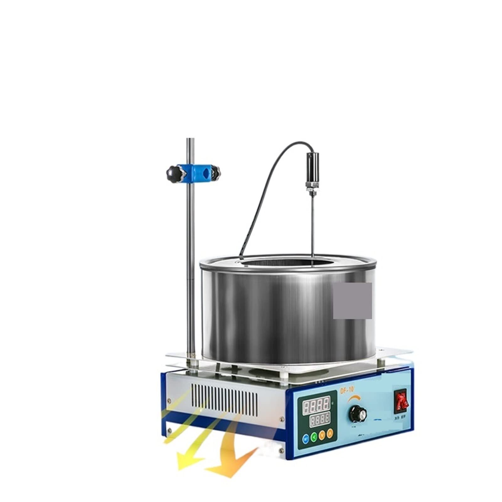 Mieszadło Magnetyczne, 15L Typ Kolektora Mieszadło Magnetyczne Ogrzewanie Laboratoryjne Wyświetlacz Cyfrowy Stała Temperatura Łaźnia Wodna Olejek Do Kąpieli
