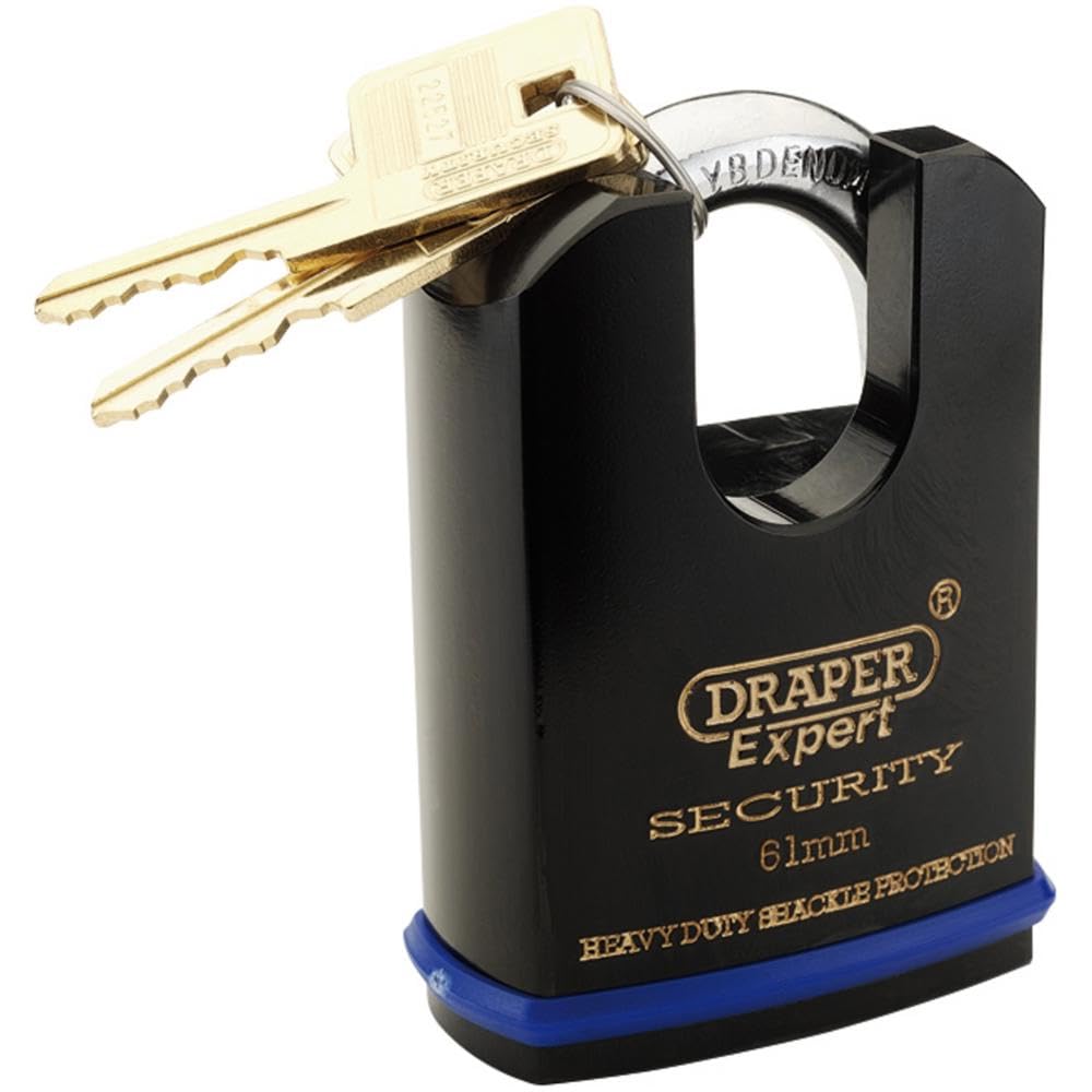 DRAPER 64198 schwere massivem Stahl Vorhängeschloss 61 Millimeter