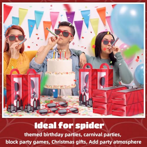 Tellegloww 32 Pcs Spider Sunglasses Party Favors, Spider Theme - image 5