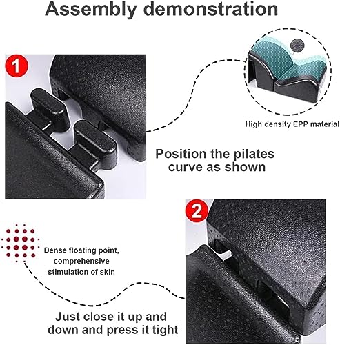 Pilates-Spine-CorrectorPilates-Yoga-Wedge-Massage-TableDetachable-EPP-Arc-Foam-Spine-Correctorfor-Back-Pain-Reliefback-arc-Spine-CorrectorSpine-HealthBalance-Core-Strengthening-and-Stretching