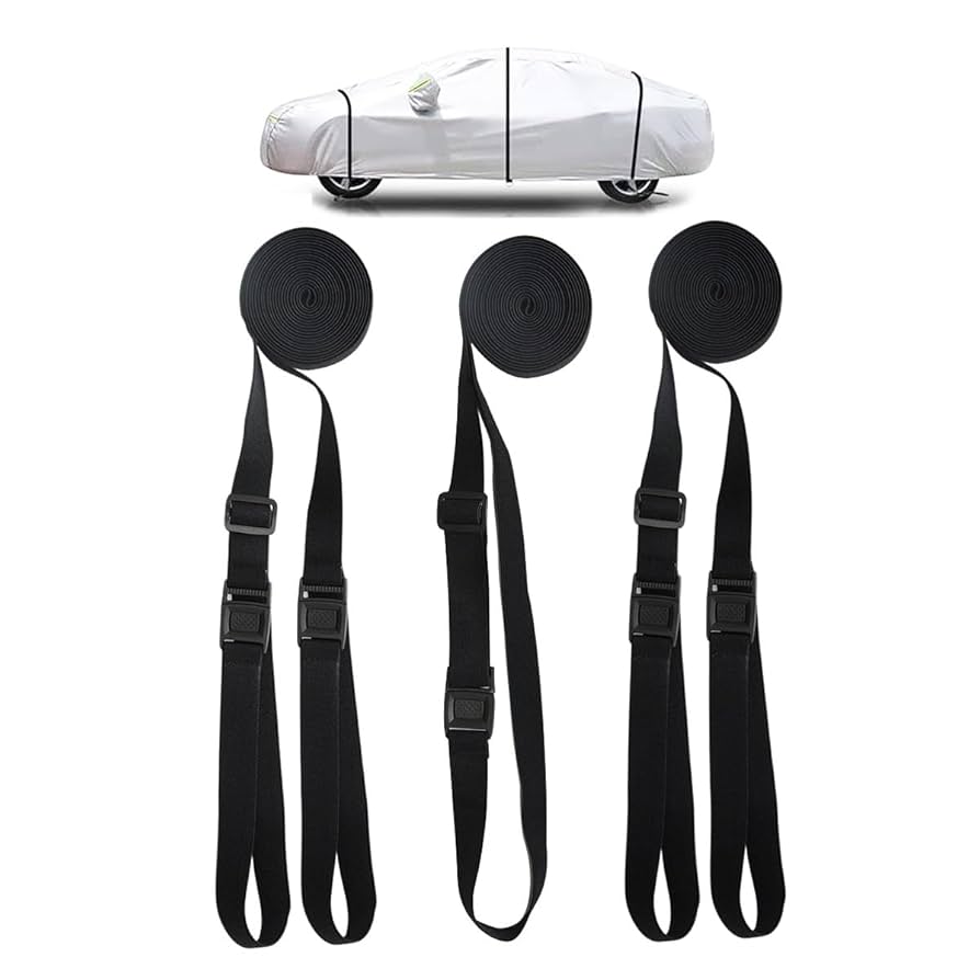 Amazon.co.jp: LINFEN ガードバンド 車カバー 防風ロープ 防風