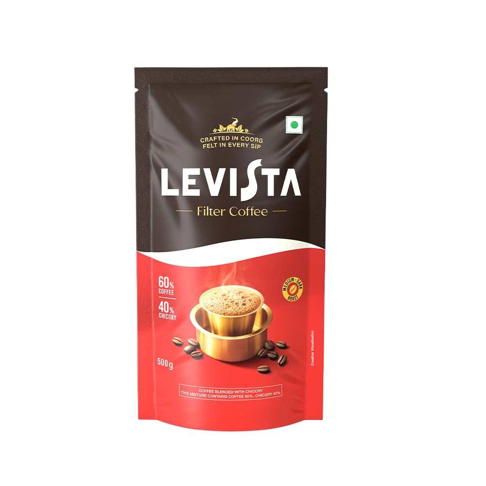 levista Leivsta Filter coffee 60:40-500 gm pouch-picture-27