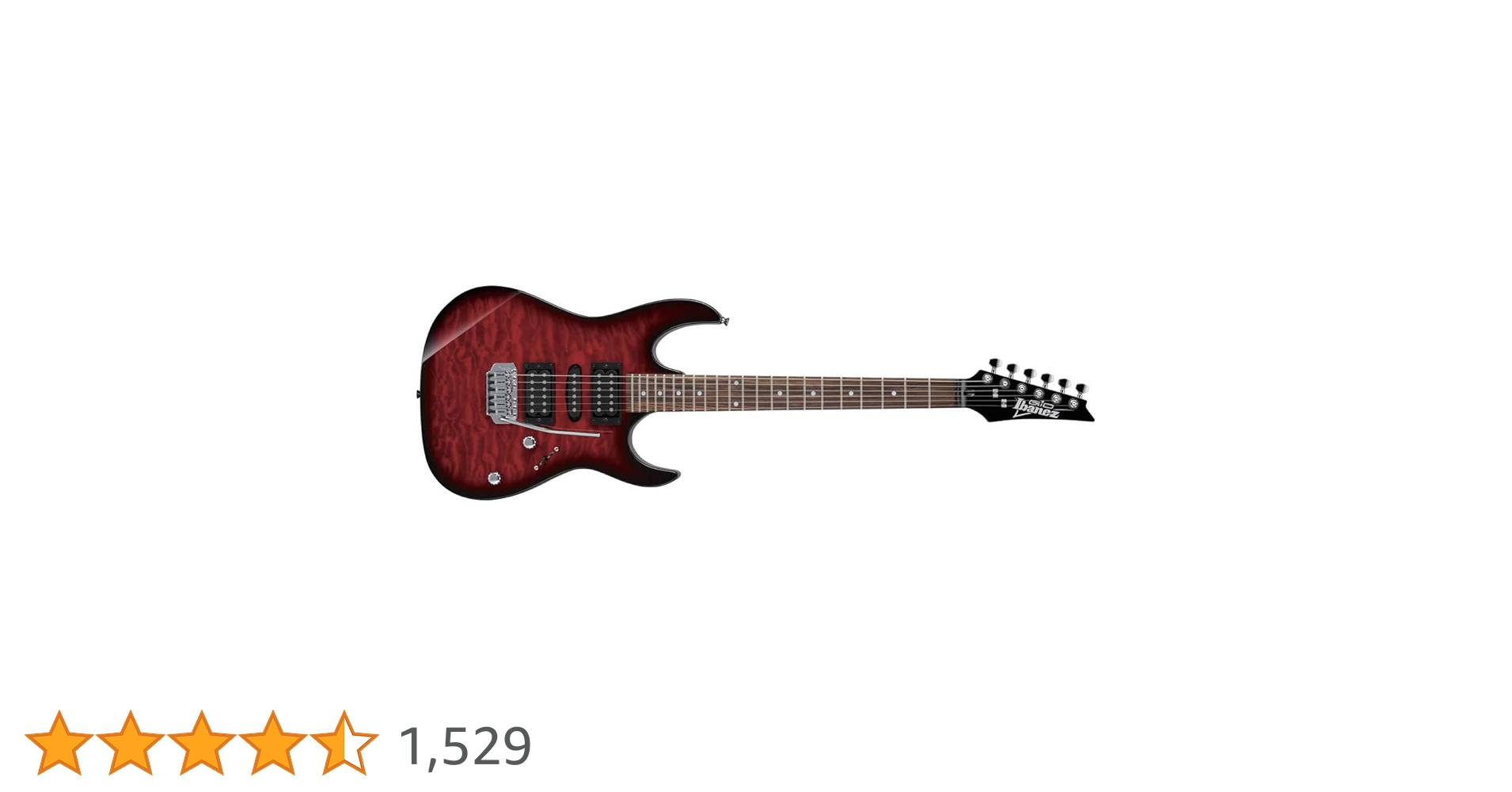 Amazon | GIO Ibanez GRX70QA-TRB (トランスペアレント・レッド