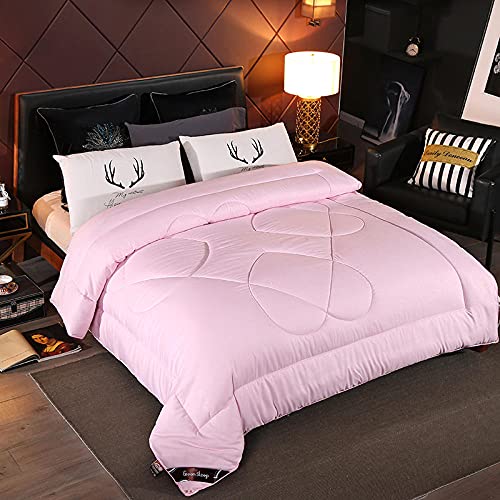 Cactuso edredón Cama 180x200,Suministros de Cama Estudiante de Invierno de Invierno Cuatro Temporadas Doble-Rosado_180 * 220cm 2000g