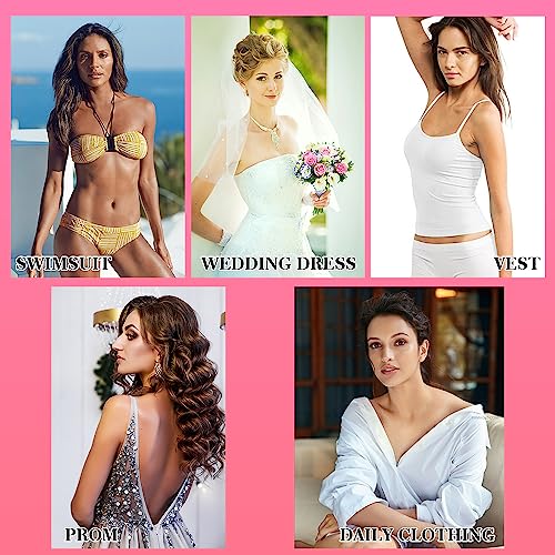 Mimitoou Pasties Nipple Covers Disposable, 40 Pieces Nipple Cover, Nipple Pasties, Self Adhesive Invisible Pasty Nipple Cover Stickers Breast Bra Pads Petals Covers For Women Beige #TOP6