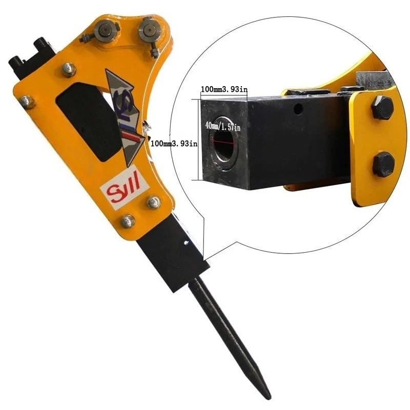 BisonTek Hydraulic Breaker Hammer for Mini Excavator