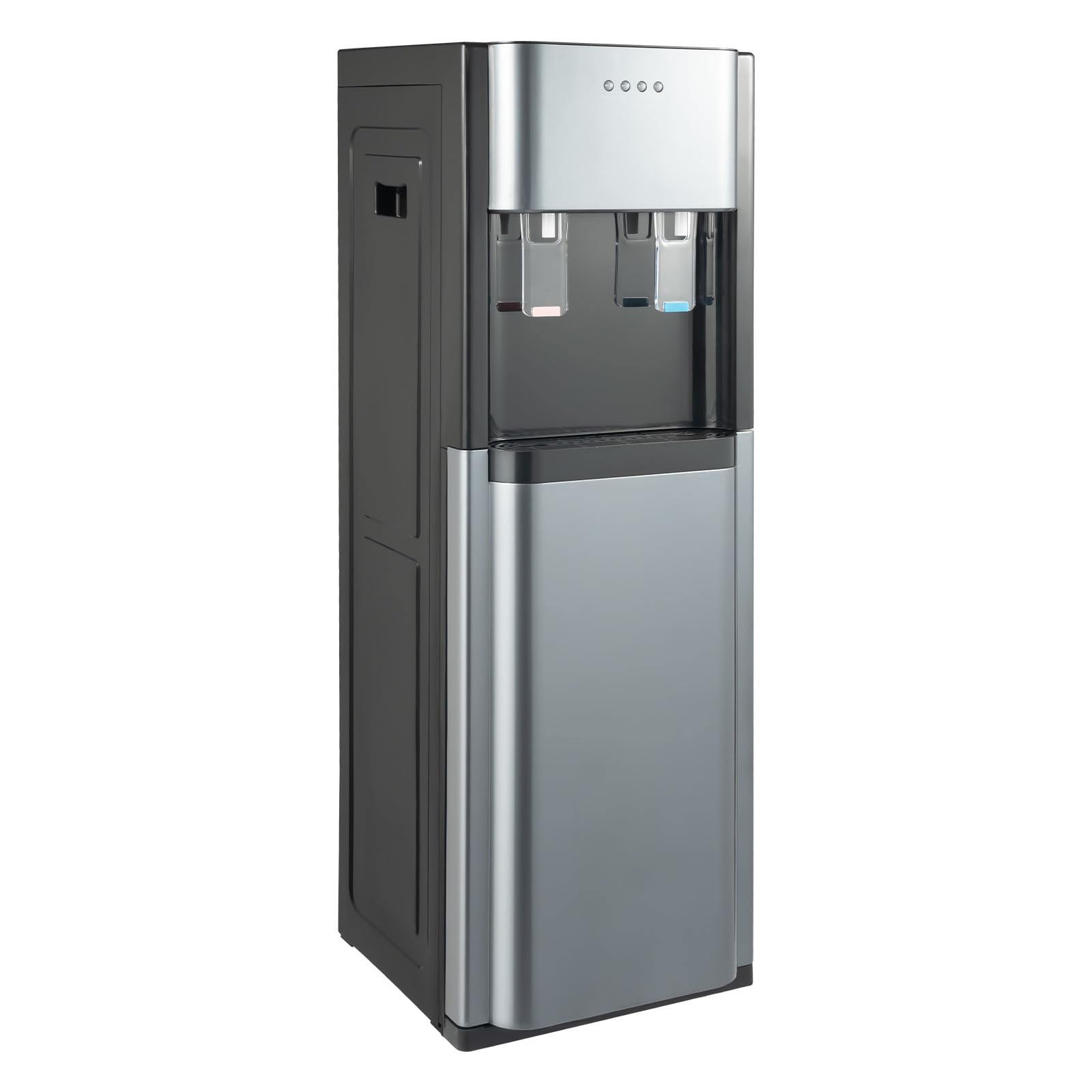 Bottom Loading Water Cooler Dispenser,Floor Standing Cold/Hot Water Coolers for Home, Office, Living Room,Dark Gray