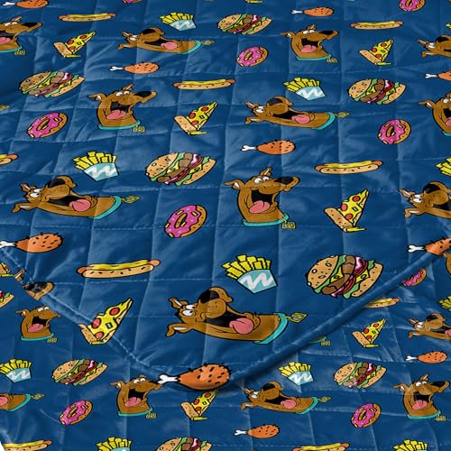 Image of Northwest Warner Bros Scooby-Doo Super Snacky Quilted Throw Blanket, Mystery Machine Themed Design, Comfy Throw, Adults Boys Girls, Soft Lightweight Bedding for Bed, or Couch, 60 x 80 inches