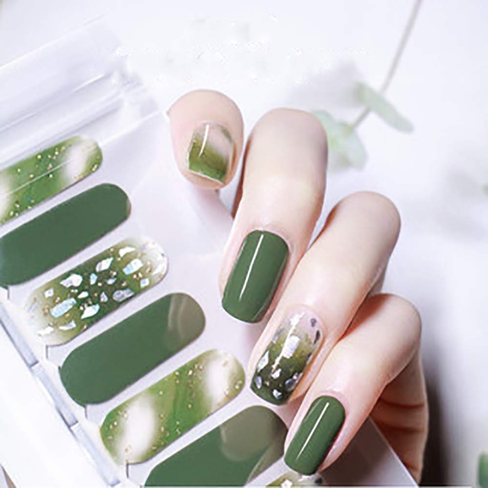 Amazon.com: Beetle Studio 2021 Latest 22PCS Adhesion Nail Art Transfer  Decals Sticker French Gradient Glitter Series DIY Nail Polish Strips ,Nail  Wraps, 100% Real Nail Polish Applique for Manicure,Nail Decals ,Nail  Decor,Y257-Matcha