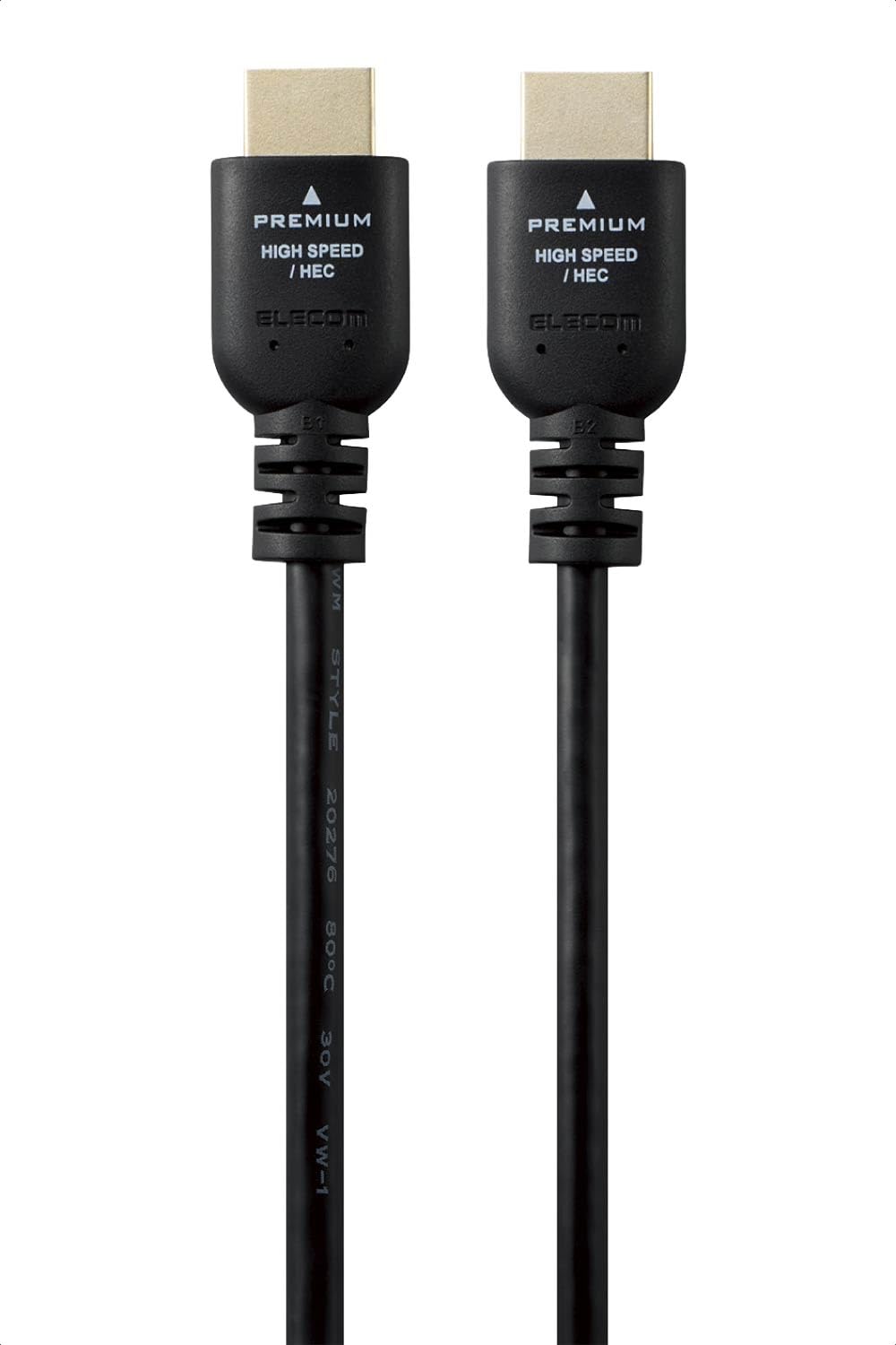 Amazon | エレコム HDMI ケーブル 3m プレミアム 4K2K(60Hz) 【Premium