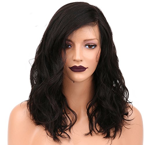 Ivogue Human Hair Lace Front Wig 20inch 180% Natural Wave Glueless Lace Wig Malaysian Virgin Human Hair (20inch)
