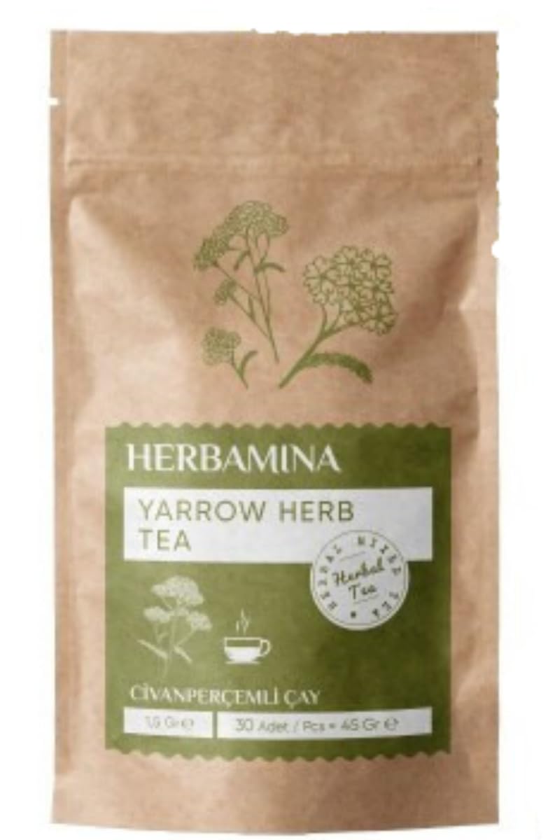Herbamina Wellness Bundle 4-in-1 – Herbal Mix 20, Apricot Rosemary Tea 45, Yarrow Herbal Tea 30 & Inulin Bromelain Coffee 30 Sachets