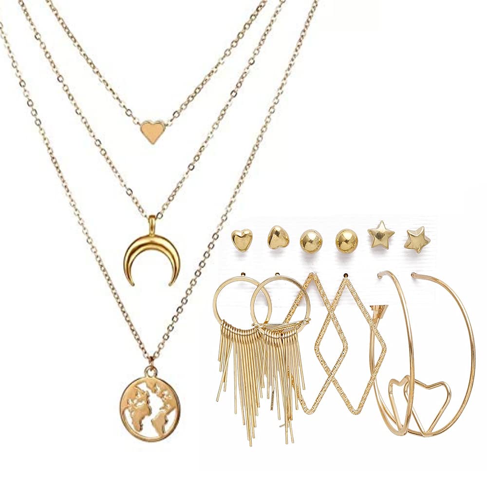 See full amazon price history chart for YouBella Fashion Jewellery Gold Plated Necklace and Earrings Combo Jewellery Set for Girls and Women (Gold) (Style 5) YouBella Fashion Jewellery Gold Plated Necklace and Earrings Combo Jewellery Set for Girls and Women (Gold) (Style 5) (B0B555B465) Amazon Price History, Amazon Price Tracker