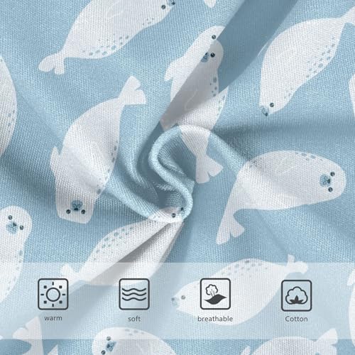 Little Girl Underwear Toddler Panties Kids Undies Fur Seals Soft Cotton Briefs 2T-8Y3