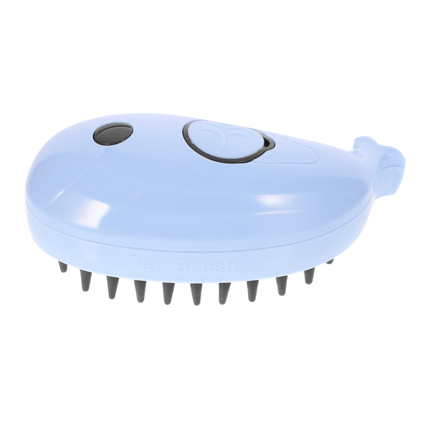SUPVOX 3pièces Brosse à Vapeur Multifonctionnelle Pour Chats Brosse De Bain Et Nettoyante Auto-nettoyante Convient à Les Types De Poils Couleur Bleue